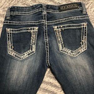 Rock and Roll Cowgirl Low Rise Jeans